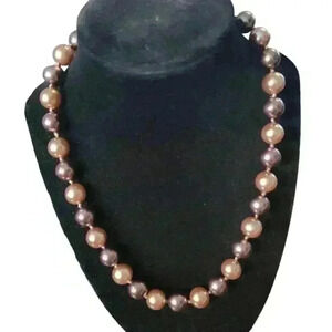 RMN  Faux Pearl Necklace 18"